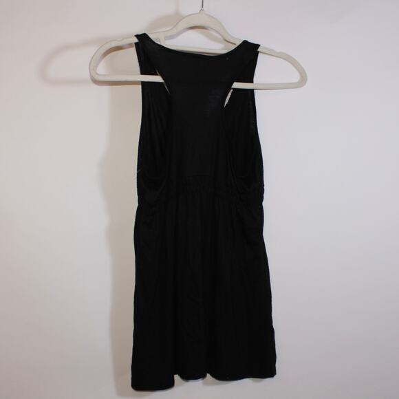 Xhilaration Black Bohemian Racerback Tanktop With Beaded Neckline Size S - Picture 3 of 8